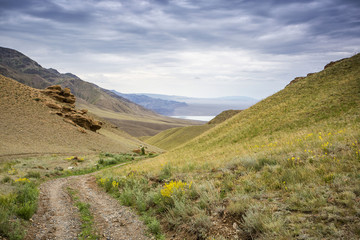Assy plateau. Kazakhstan Mountains.