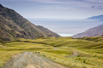 Fototapeta premium Assy plateau. Kazakhstan Mountains.