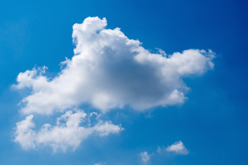 Naklejka na ściany i meble The shape of a cloud in the sky