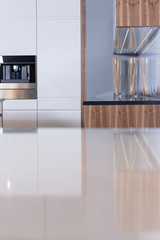 Image of a bright spacious kitchen in modern style