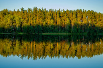 Summer landscape of Karelia