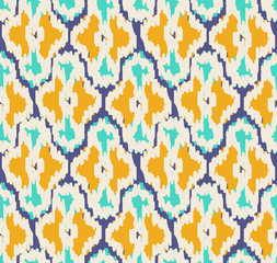 seamless ikat pattern