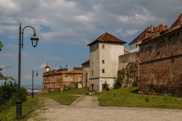 Fortress above Brasov town, Romania
