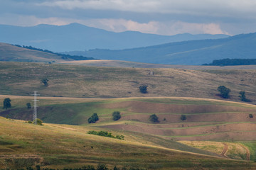 Fototapeta premium Landscape around Rupea, Romania