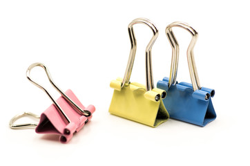 colorful paper clips