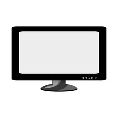 isolated pc screen icon vector illustration graphic design