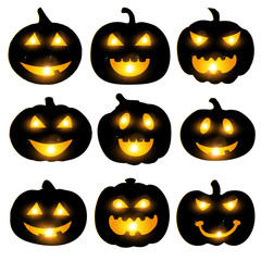 Obraz premium ハロウィン かぼちゃ お化け アイコン