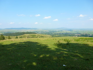 Fototapeta premium over agapia hills