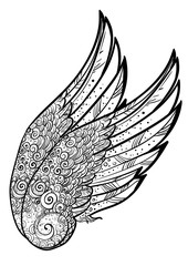 узорные крылья