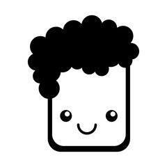 beer jar kawaii character vector illustration design