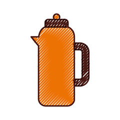 coffee teapot isolated icon vector illustration design