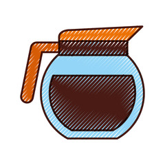 coffee teapot isolated icon vector illustration design