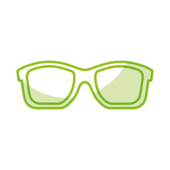 Fototapeta premium summer sunglasses isolated icon vector illustration design