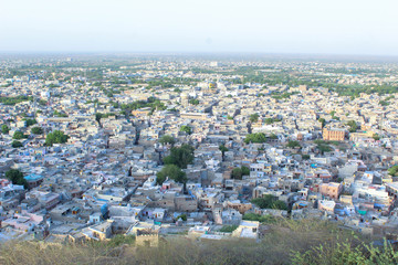 barmer, barmer aerial view, barmer city, rajasthan city, town, cityscape, landscape, aerial, houses, 