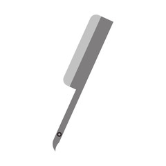 barbershop comb isolated icon vector illustration design