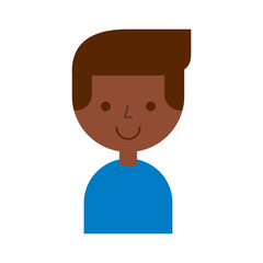 black man avatar character vector illustration design