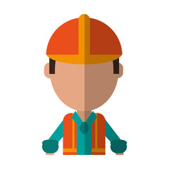 engineer construction or factory worker icon image