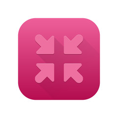 Obraz premium Matte Long Shadow App-Icon