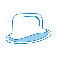 gentleman hat isolated icon vector illustration design