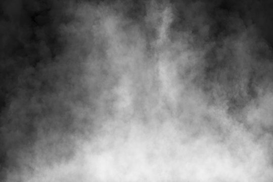 Fog or Smoke on black Background