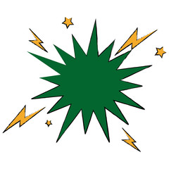 comic colored cloud pop art message speech cartoon expression vector illustration