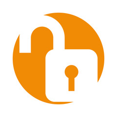 safe secure padlock icon vector illustration design