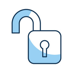 safe secure padlock icon vector illustration design