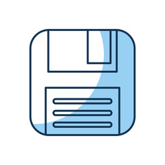 floppy disk isolated icon vector illustration design