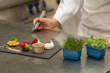 A gourmand's set in French cafe