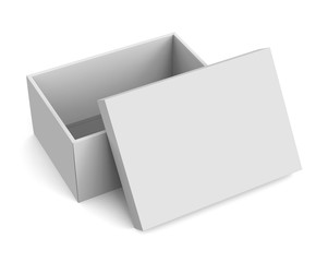 blank paper box