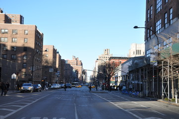 Fototapeta na wymiar New-York winter Greenwich Village