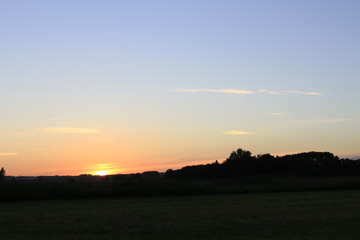 Sonnenuntergang im Sankt Jürgen Land