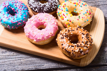 Beauty assorted donuts