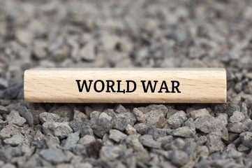 WORLD WAR - image with words associated with the topic WORLD WAR, word cloud, cube, letter, image,...