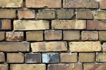 Hauswand aus Backstein