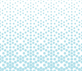 hexagon halftone gradient geometric deco pattern background
