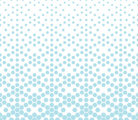 hexagon halftone gradient geometric deco pattern background