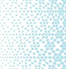 hexagon halftone gradient geometric deco pattern background