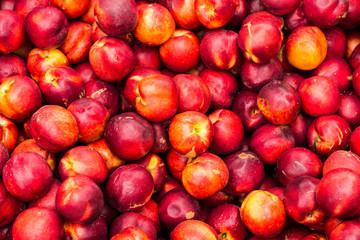 Red peaches