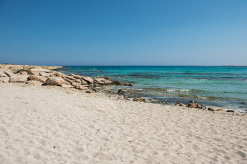 Sandy beach in Cyprus