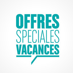 Obraz premium offres spéciales vacances