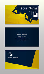 Business card template set