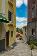 Fototapeta na wymiar Alley ways in the picturesque resort town of Sintra, Portugal