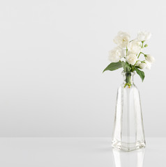 Jasmine in a glass vase