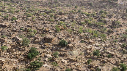A Dogon village, Mali, West Africa