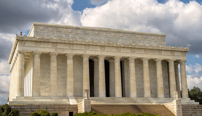 Lincoln memorial monument in Washington DC.