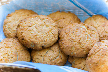Oatmeal home cookies yummy and tasty. Breakfast for champion