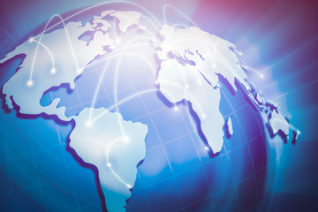 Globalization in the world.