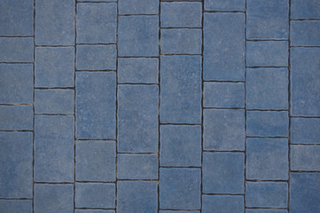 Texture of a blue tile surface