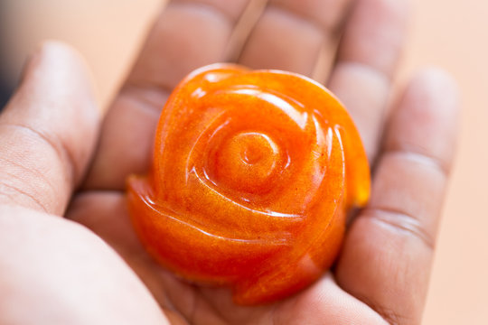 Process of soap making.